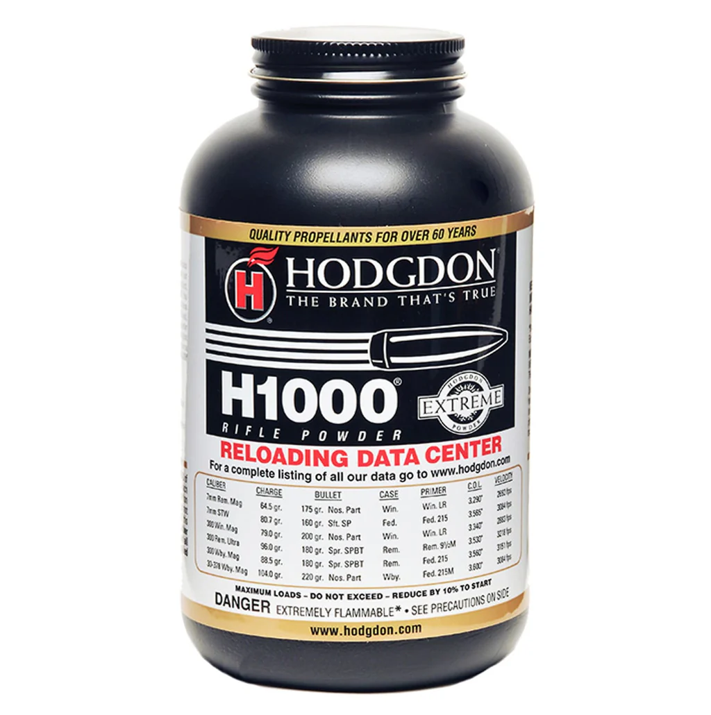Hodgdon H1000 Smokeless Gun Powder (35) Write a Review Q&A (5)