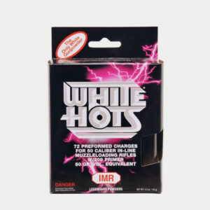 IMR White Hots 50 Caliber Black Powder Pellets 209 Primer Pre-Formed